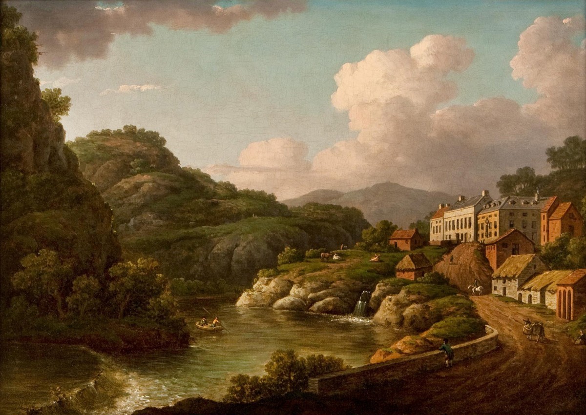 View of Matlock, Derbyshire, William Marlow (1740–1813)
