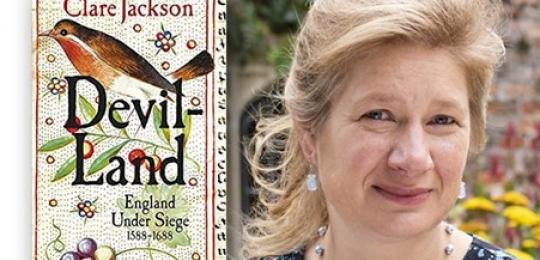 Clare Jackson and her book, 'Devil Land'