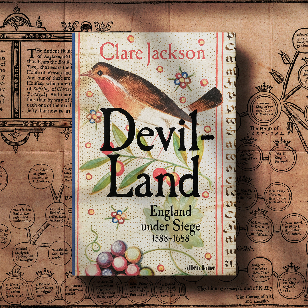 Devil-Land endpapers