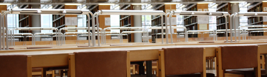 Desks in the Seeley Library